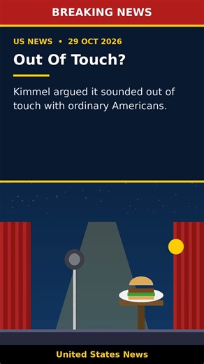 Trump's $5,000 Hamburger? Kimmel Mocks The Joke