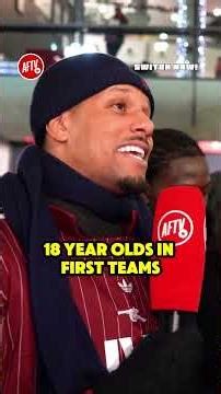 Robbie urges Ethan Nwaneri to stay patient and his moment will come! ⏳ #FanCams