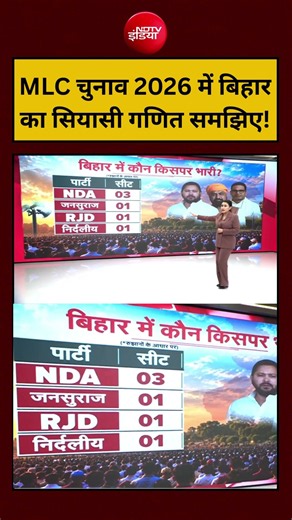 MLC Election Result 2026 | बिहार का सियासी गणित समझिए! | Sucherita Kukreti | #shorts #ndtv