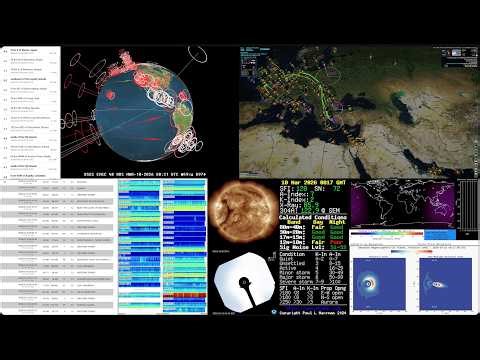🌎Earthquakes ☀️Solar 🌪️Wx Radar + ✈️SkyGlass Flight Tracking