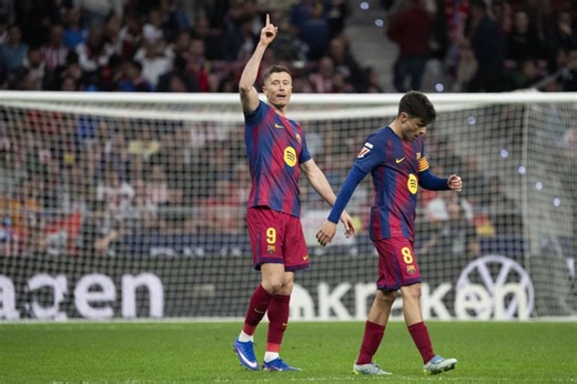 Remontada de líder del FC Barcelona en el Riyadh Air Metropolitano