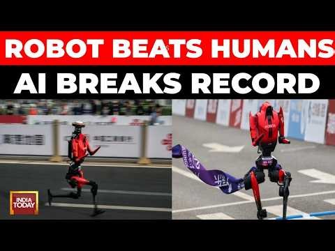 Robot Shocks World: Humanoid Robot Runs Half Marathon in Beijing Faster Than Humans | China Marathon
