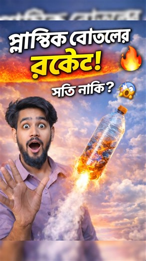 Bottle Rocket Experiment 🔥 | Amazing DIY Science Trick #amirul