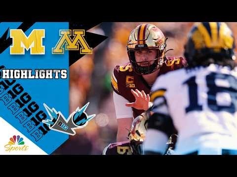 Michigan vs. Minnesota | COLLEGE FOOTBALL HIGHLIGHTS | 10/3/26 | NBC Sports