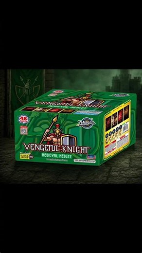 Vengeful Knight 48 shots 500gram #efectos #medieval #medley #fireworks #viral #2026 #fyp #pr #pyro