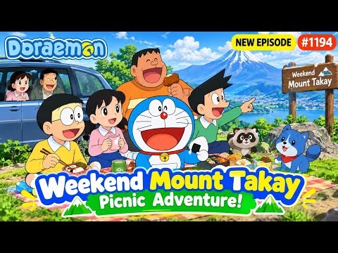 Doraemon New Episode 🔥 Weekend Mount Takay Picnic Adventure! | Nobita & Friends in Hindi