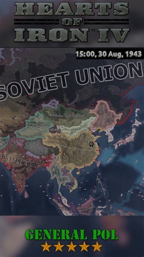 HOI4: Open Beta - Asia Timelapse