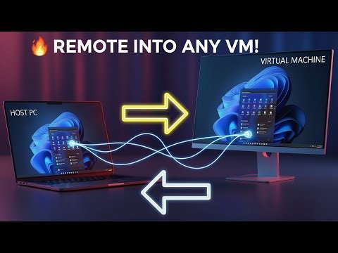 Remote Desktop into a Virtual Machine in Windows 11 EASY STEP BY STEP!