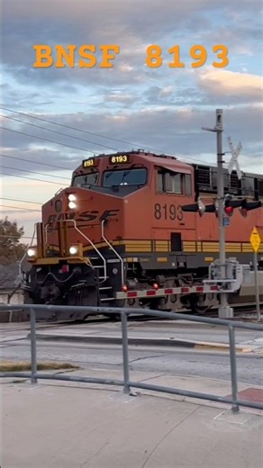 BNSF 8193 - January 6, 2026 #bnsf #railroad #railway #railfan #train