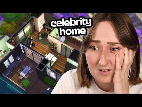 Decorating a *CELEBRITY MANSION* in The Sims!