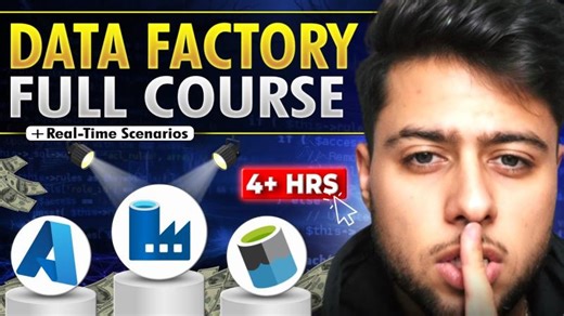 Azure Data Factory Full Course (From Beginner to PRO) | ADF Real-Time Scenarios | Ayush Dwivedi