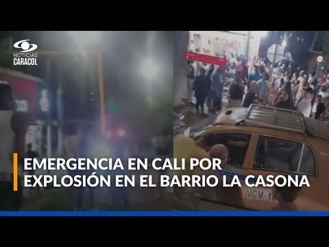 Explosión en estación de gasolina en Cali deja tres personas heridas y alarma en el barrio La Casona