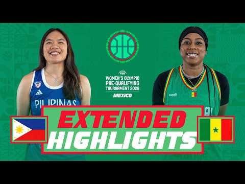 Philippines 🇵🇭 v Senegal 🇸🇳 | Ext. Highlights | FIBA Women's Olympic Pre-Qualifying Tournament 2026