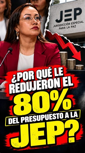 🚨 ¿Por qué le redujeron el 80% del presupuesto a la JEP? Carolina Corcho responde