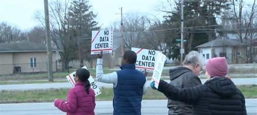 Residents in Decatur Township protest proposed data center, citing pollution and noise concerns
