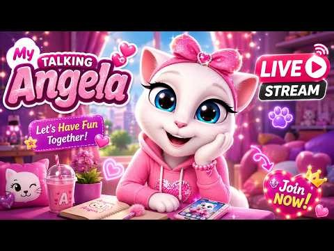 🔴 My Talking Angela LIVE 💖 | Fun Gameplay, Chat & Cute Moments!