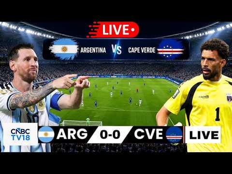 🔴Argentina vs Cape Verde LIVE: FIFA World Cup 2026 Round of 32 Match | Messi Goals | Vozinha | N18G