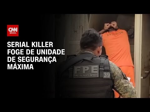 Serial killer foge de segurança máxima e está foragido no TO | CNN PRIME TIME
