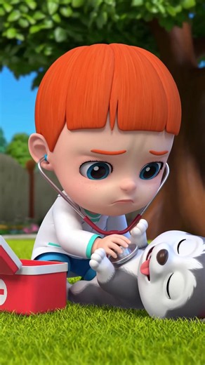 🐶🩺 Domi to the Rescue! A Funny Doctor Game with a Sneaky Puppy 😂 #PretendPlay #kidsoftiktok #KidsFun #CuteAnimals #Preschool