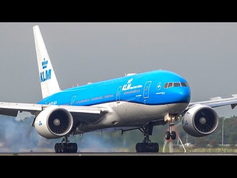 28 AMAZING HEAVY Landings & Takeoffs to Kick Off the New Year | A380 B747 B777 | Amsterdam Spotting
