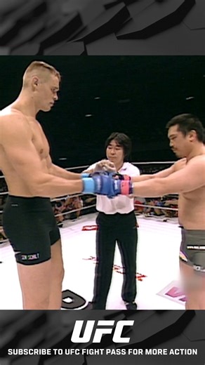 That SIZE Difference...PRIDE 16: Semmy Schilt vs Akira Shoji Relive more action today on UFC Fight Pass! | UFC