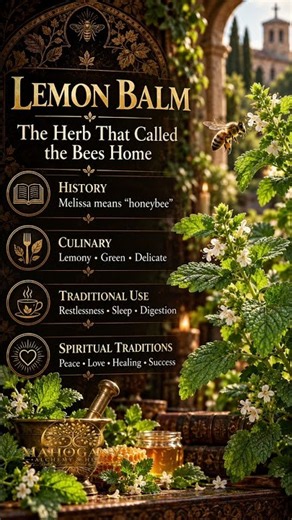 Lemon Balm Uses & Spiritual History #LemonBalm #Herbalism