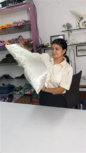 How to Make Pillow Cover at Home | Easy Sewing Tutorial for Beginners 🧵#diy #pellykelly #diy