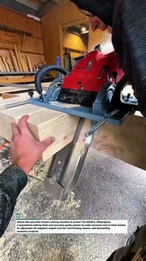 This Timber Cutting Machine Is Incredible! #Woodworking #Carpentry #Construction