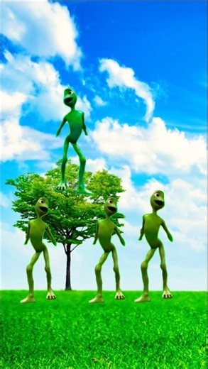 dame tu cosita green alien dance 🥹🫢 #funny #ytviral #dance #animation