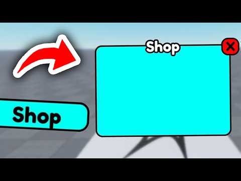 How To Make Animated Shop Opening GUI In Roblox Studio - Full Guide