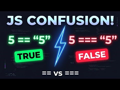 == vs === in JavaScript | Simple Explanation + Real Examples