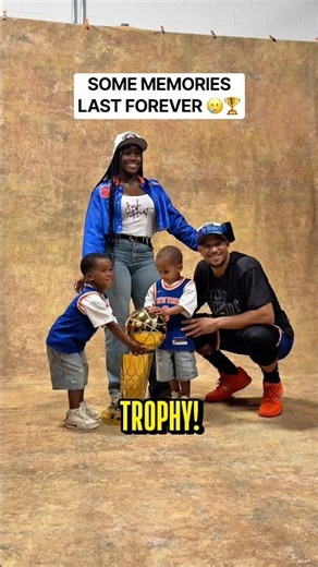 Josh Hart and Family Take Photos after the Knicks win the NBA Finals