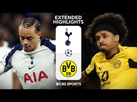 Tottenham vs. Dortmund: Extended Highlights | UCL League Phase MD 7 | CBS Sports Golazo