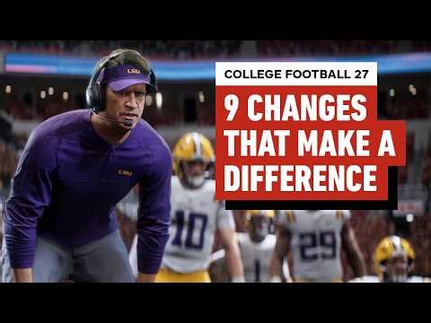 College Football 27: 9 Things That Actually Make a Difference