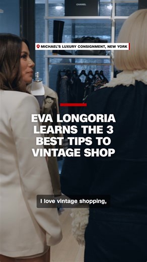How do you know what makes a quality vintage purchase? CNN's Rachel Tashjian takes Eva Longoria to Michael's Luxury Consignment in New York City to share her secrets for vintage shopping done right. Watch more exploration of culture, history, and cuisine in CNN Original Series Eva Longoria: Searching for France, streaming now on the CNN app. #CNN #news