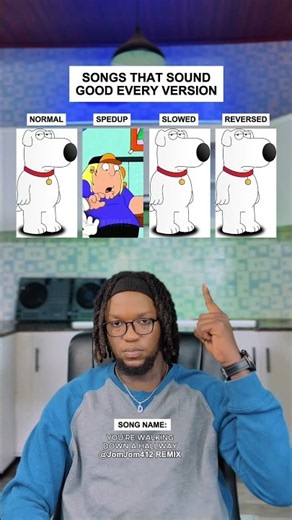 Songs That Sound Good Every Version: You're Walking Down A Hallway #shorts #familyguy #meme