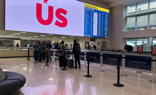 The walking lot at John Glenn Columbus will close in May, according to airport