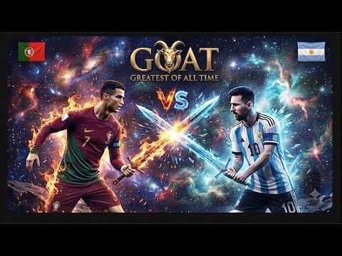 THE ULTIMATE SHOWDOWN ❗️🔴RONALDO VS MESSI🔵🥇GOAT LEGEND OF ALL TIME⚽️❔#football