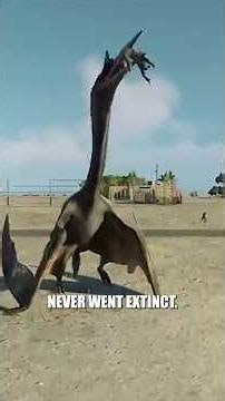 What If Quetzalcoatlus Were Still Alive? #Animals #Prehistoric #Shorts
