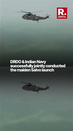 DRDO & Indian Navy Success: First Salvo Launch of Naval Anti-Ship Missile (NASM-SR)