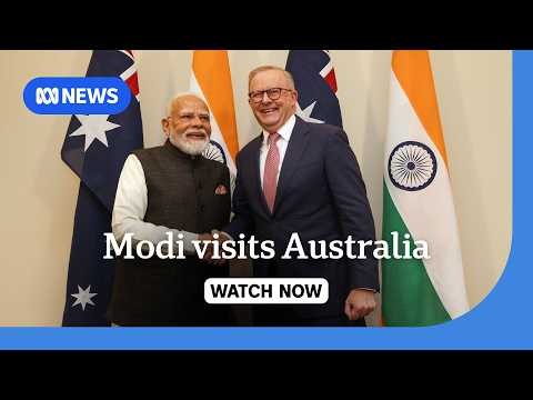 Narendra Modi speaks alongside Anthony Albanese after bilateral talks | ABC NEWS