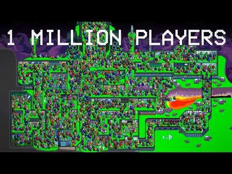AMONG US, but with 1 MILLION PLAYERS on POLUS MAP