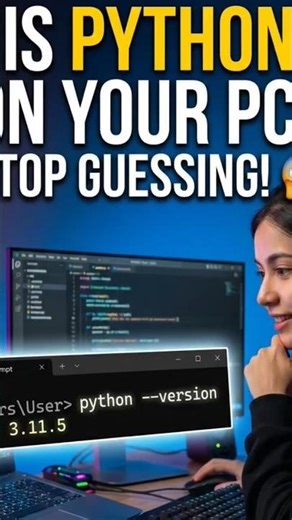 Python Setup Done or Not? See This Fast Method ⚡ #python #ai #shorts #programming #coding#shortvideo