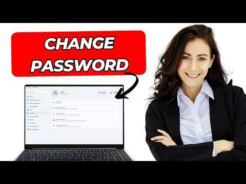 Change Password on Laptop & PC — Simple Windows Instructions