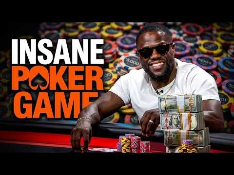 Kevin Hart Plays The Biggest Poker Game with MILLIONS on the Table!