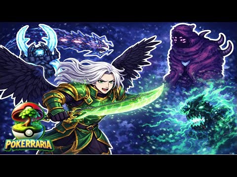 DERROTEI 3 BOSSES EM SEGUIDA! STORM WEAVER, SIGNUS E POLTERGHAST! Pokerraria EP 40