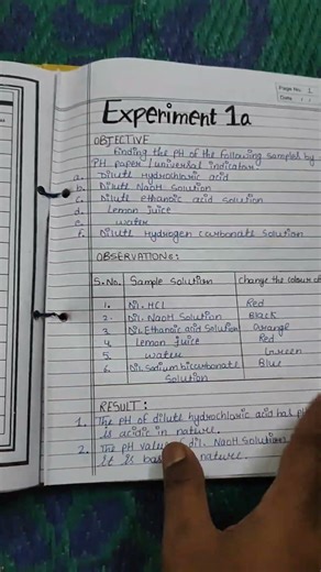 SCIENCE Class 10th Practical File #class10th #science #shorts