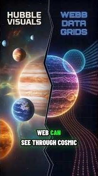 Hubble vs James Webb: Same Planets, Different Reality 😳🔭