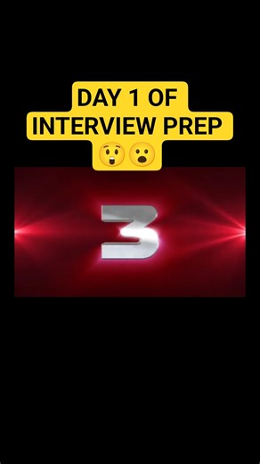 Day 1 of my software engineering interview preparation journey 🚀