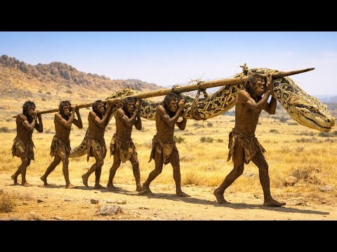Life 3.2 Million Years Ago | Giant Python Attack — Early Humans Had One Chance